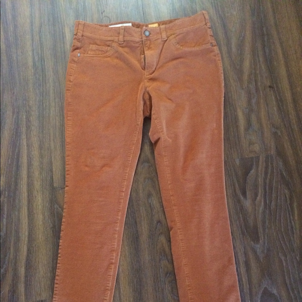 Pilcro and the Letterpress Rusty Corduroy Pants